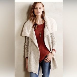 Anthropologie Sleeping on Snow, cardigan sweater